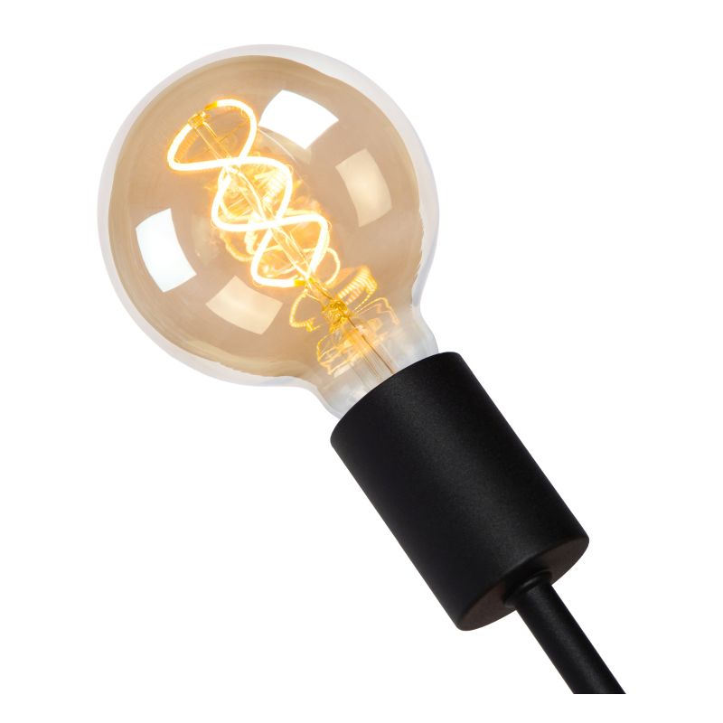 Lucide LESTER - Závesné svietidlo - 6xE27 - Čierne